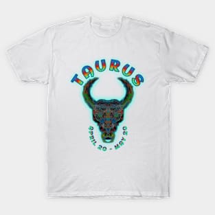 Taurus 1b Teal T-Shirt